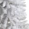 4ft. Pre-Lit White Artificial Christmas Tree, Warm White LED Lights